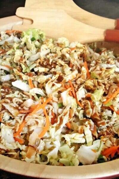 Crunchy Ramen Cabbage Salad