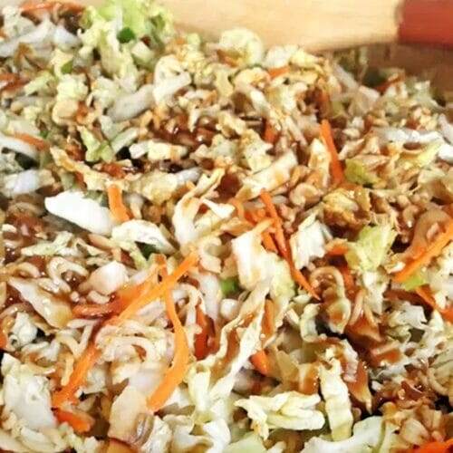 Crunchy Ramen Cabbage Salad