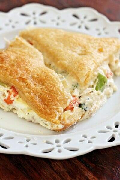 Creamy Chicken Crescent Roll Bake