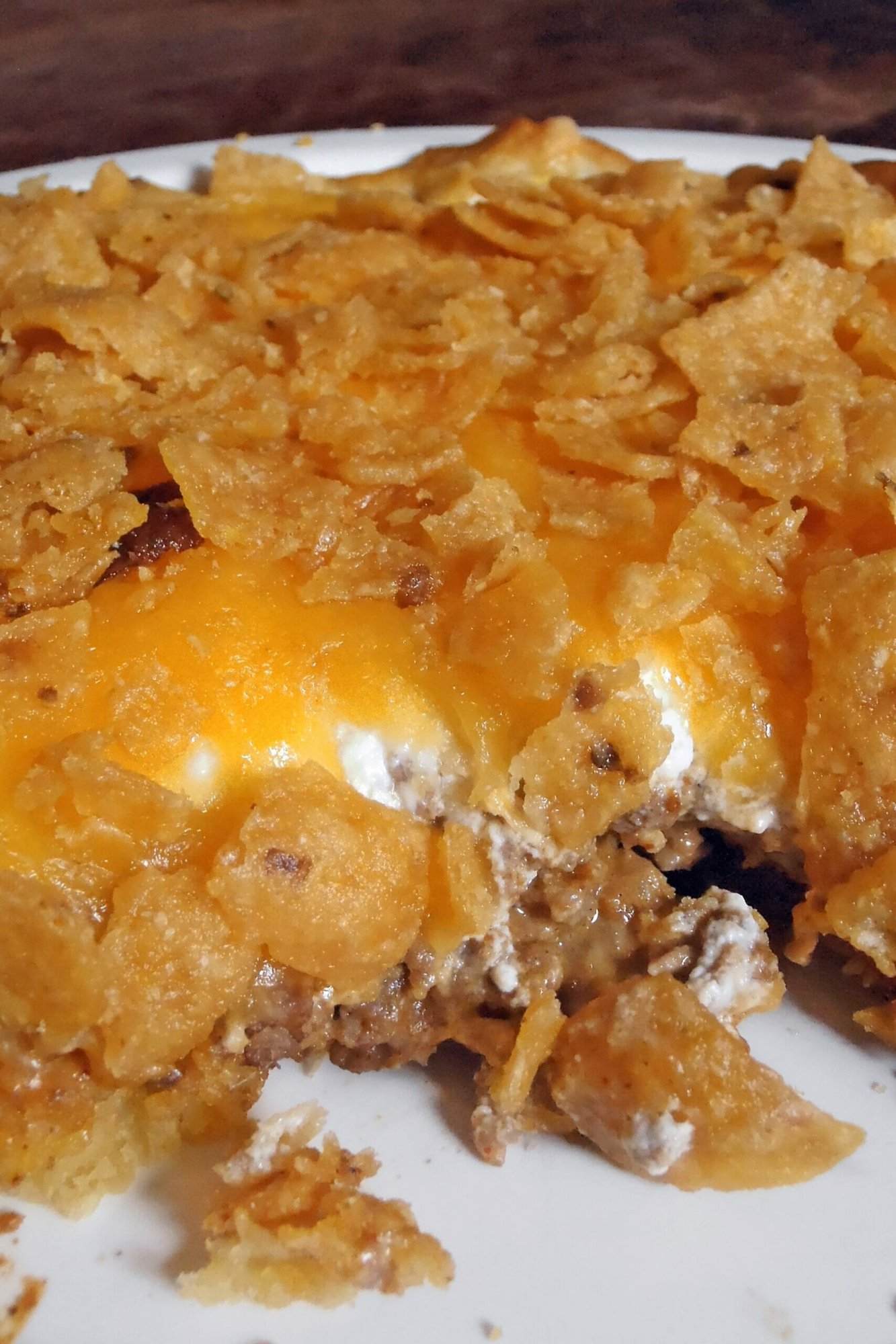 Chili Frito Crescent Roll Pie