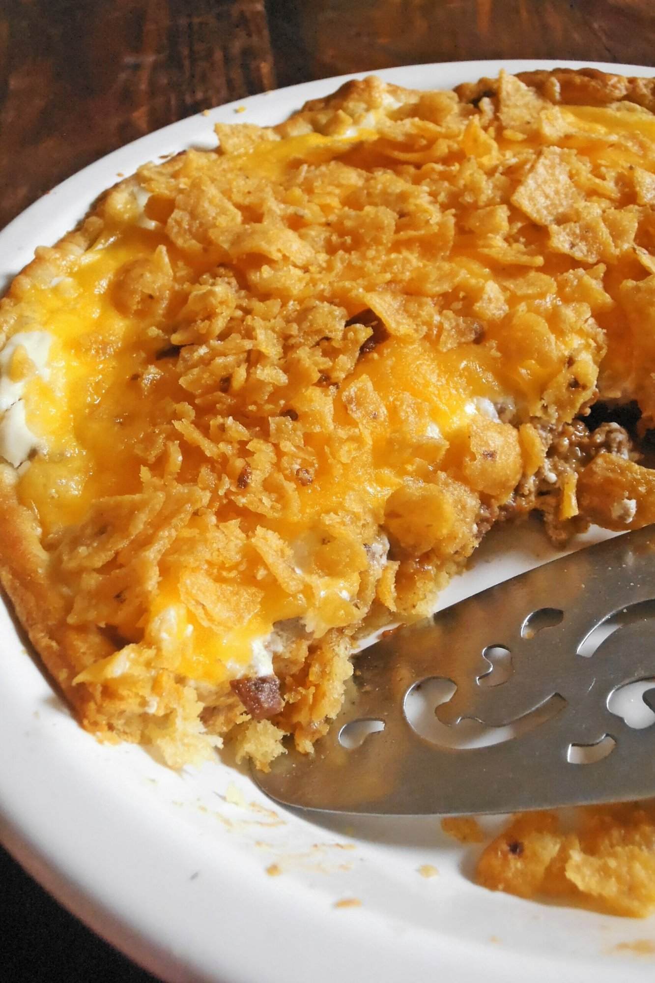 Chili Frito Crescent Roll Pie