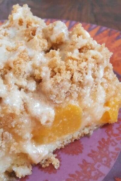 Peach Pie Filling Coffee Cake