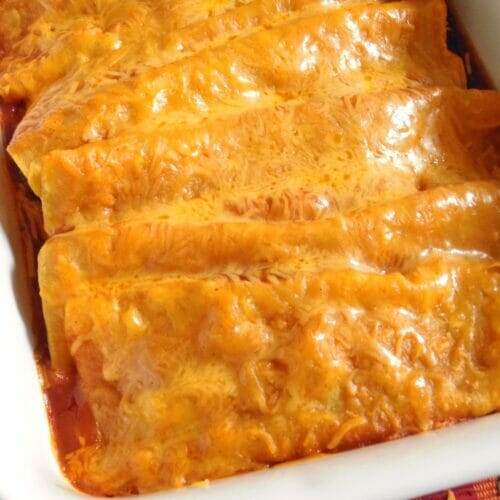Beef and Cheese Enchiladas