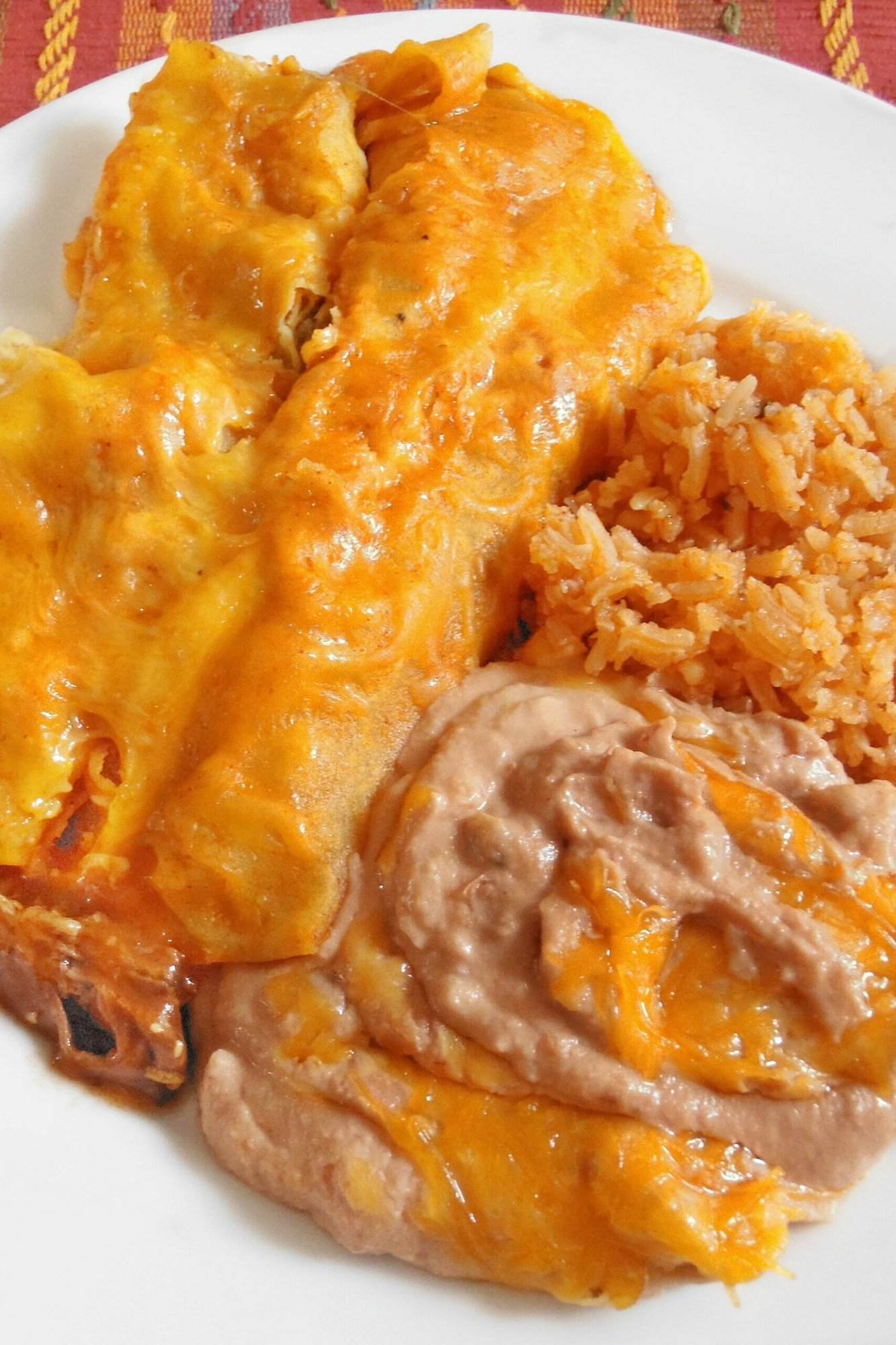Beef and Cheese Enchiladas