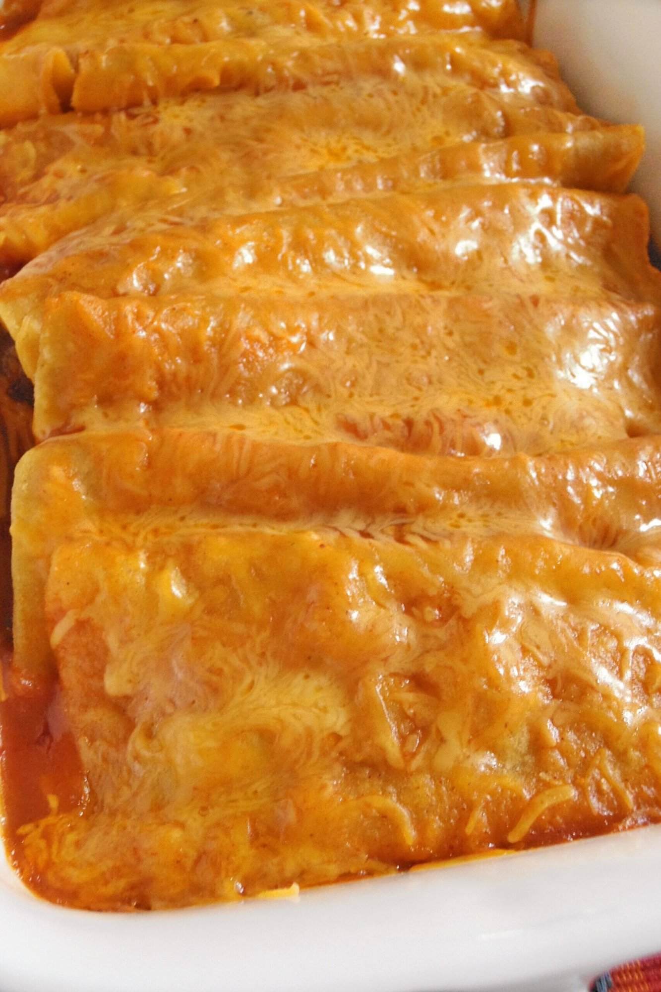 Beef and Cheese Enchiladas