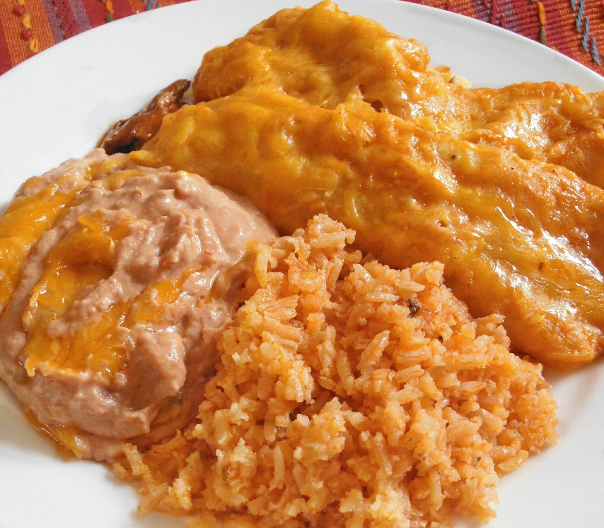 Beef and Cheese Enchiladas