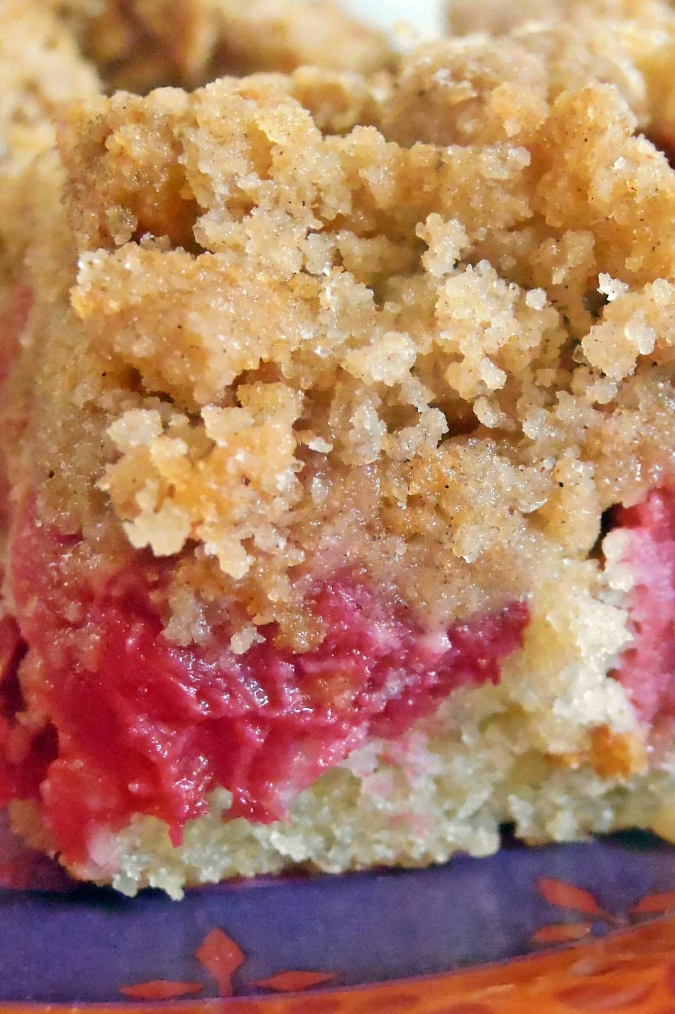 Big Crumb Rhubarb Coffeecake