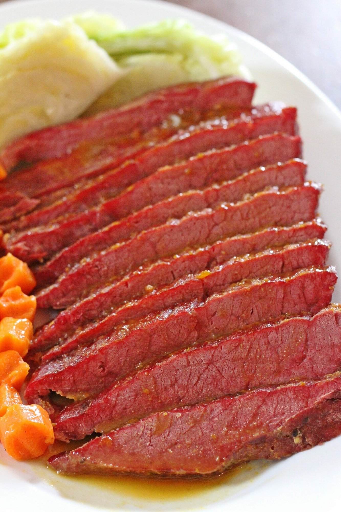 Crock Pot Apple and Brown Sugar Corned Beef