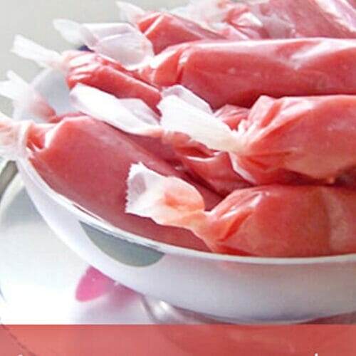 Raspberry Caramels