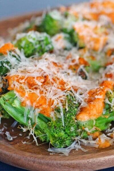 TikTok Hummus and Roasted Broccoli