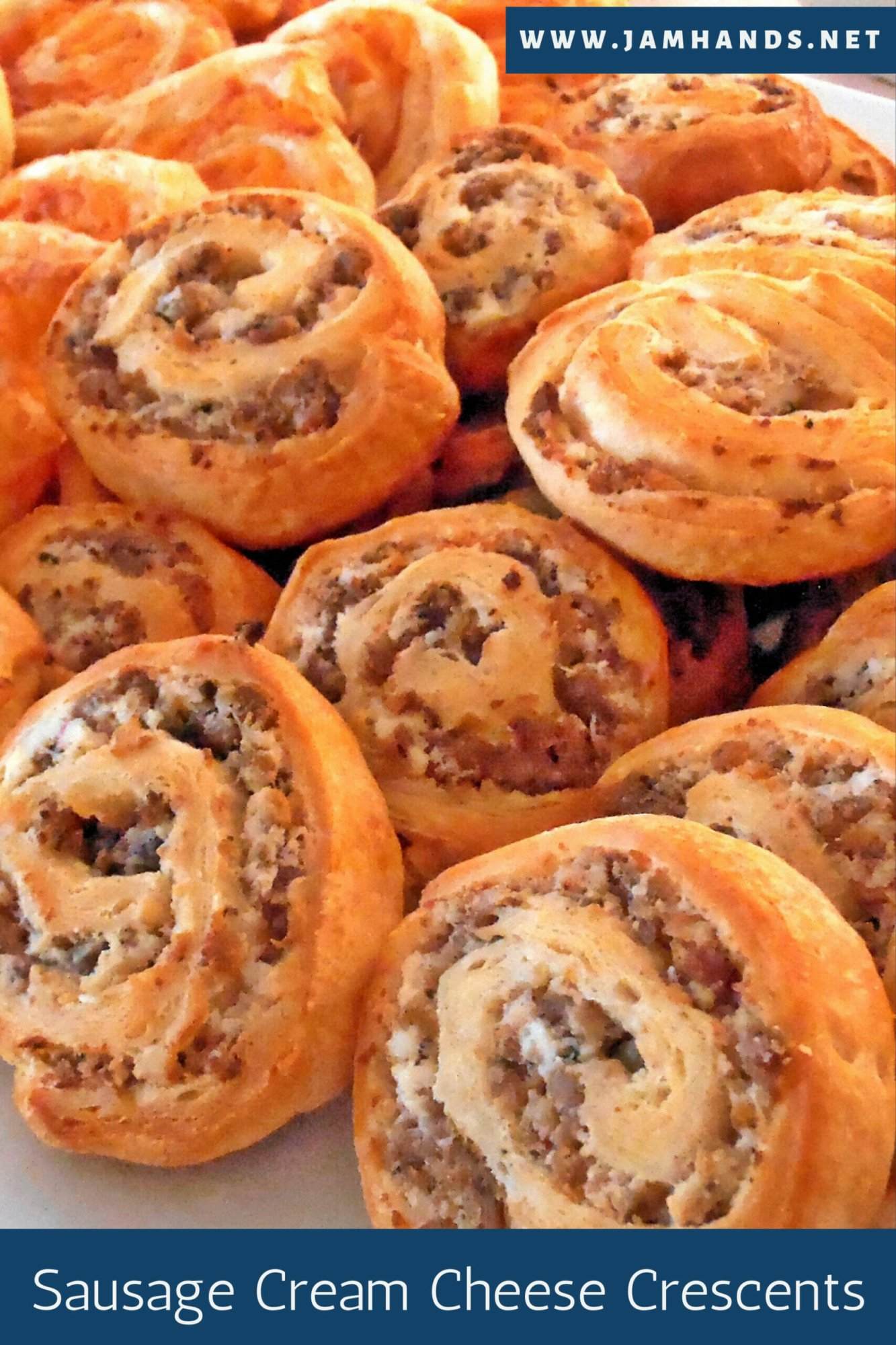 Sausage and Cream Cheese Pinwheels