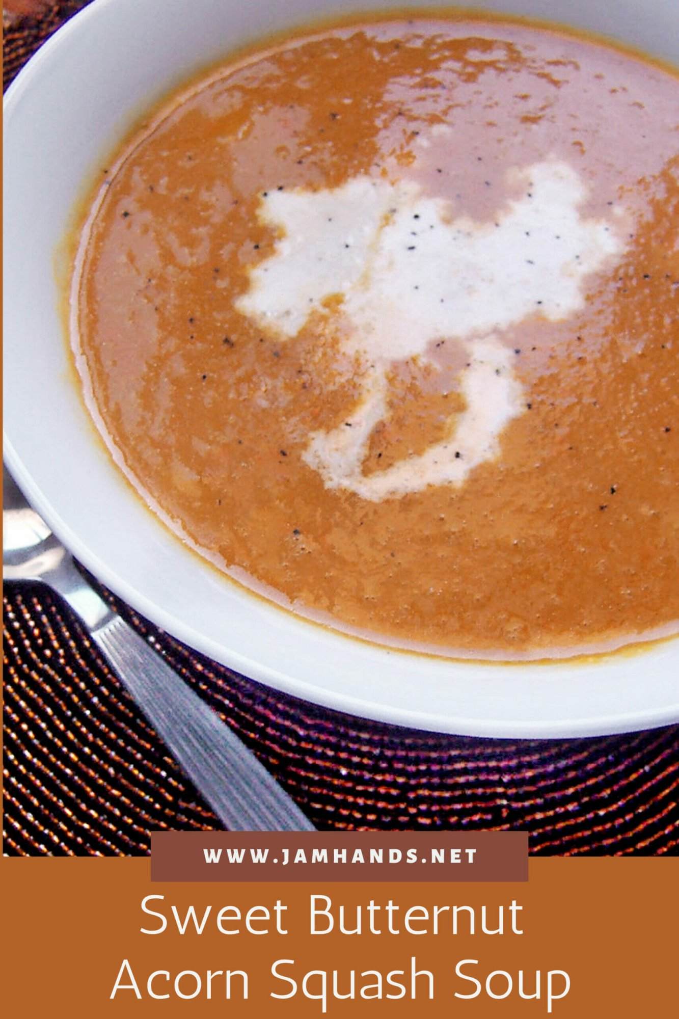 Sweet Butternut Acorn Squash Soup