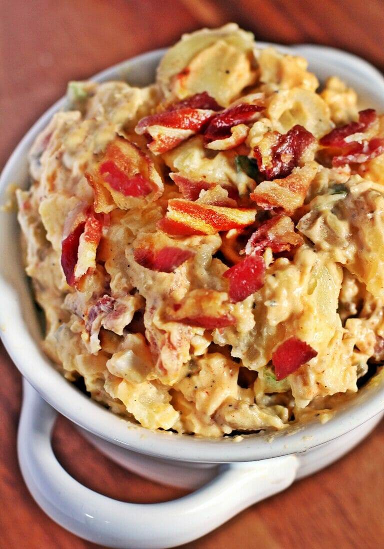 TikTok Bacon Mustard Potato Salad