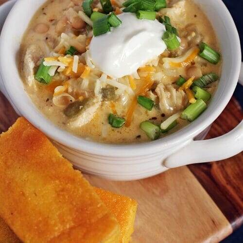 Creamy White Chicken Chili