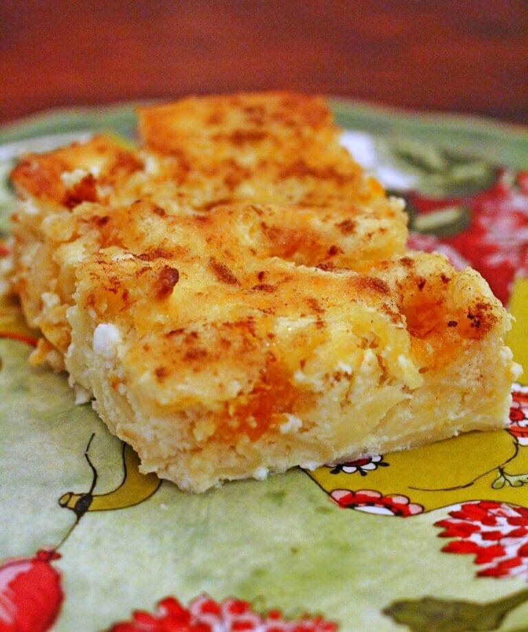 Apricot Cheese Kugel