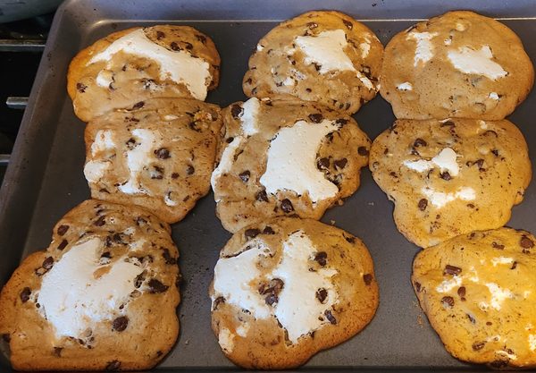 TikTok 4 Ingredient Smores Cookies
