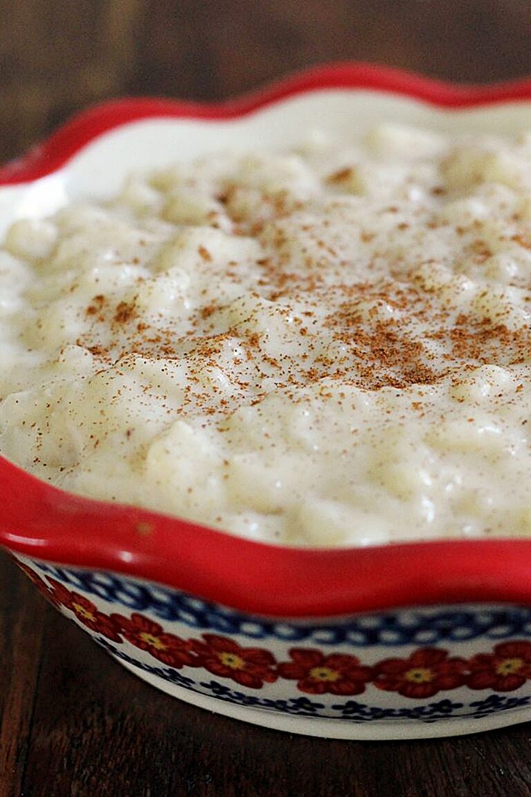 Creamy Stovetop Rice Pudding
